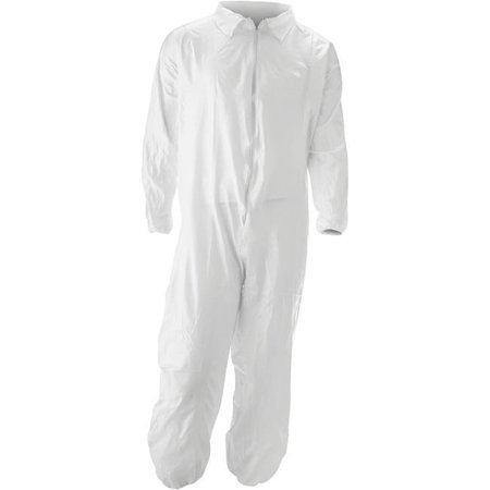 IMPACT PRODUCTS Impact Products IMPM10172X Malt Promax Coverall; White - 2XL IMPM10172X